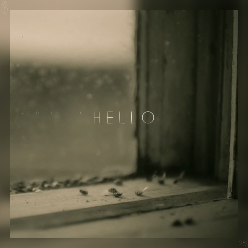 Adele Hello Single Cover by DADSDESIGN on DeviantArt