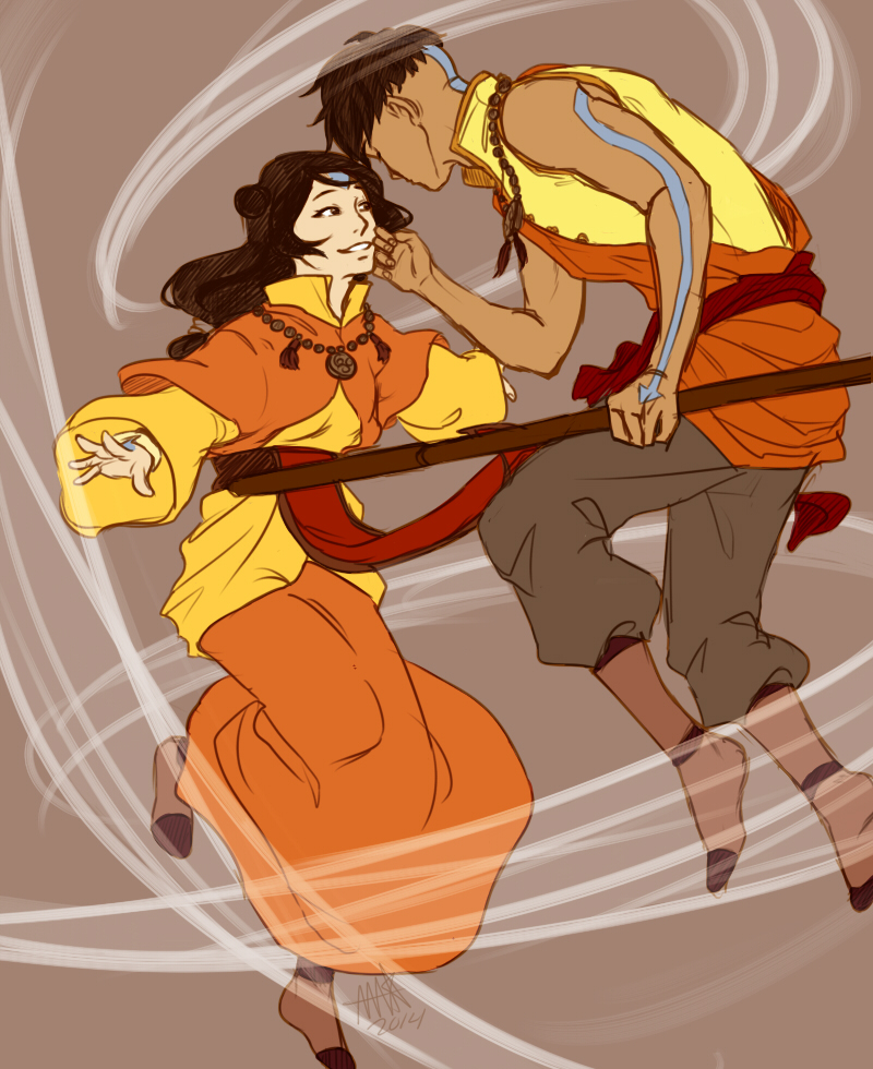 adult_kai_and_jinora_by_nyananax-d7w14u3