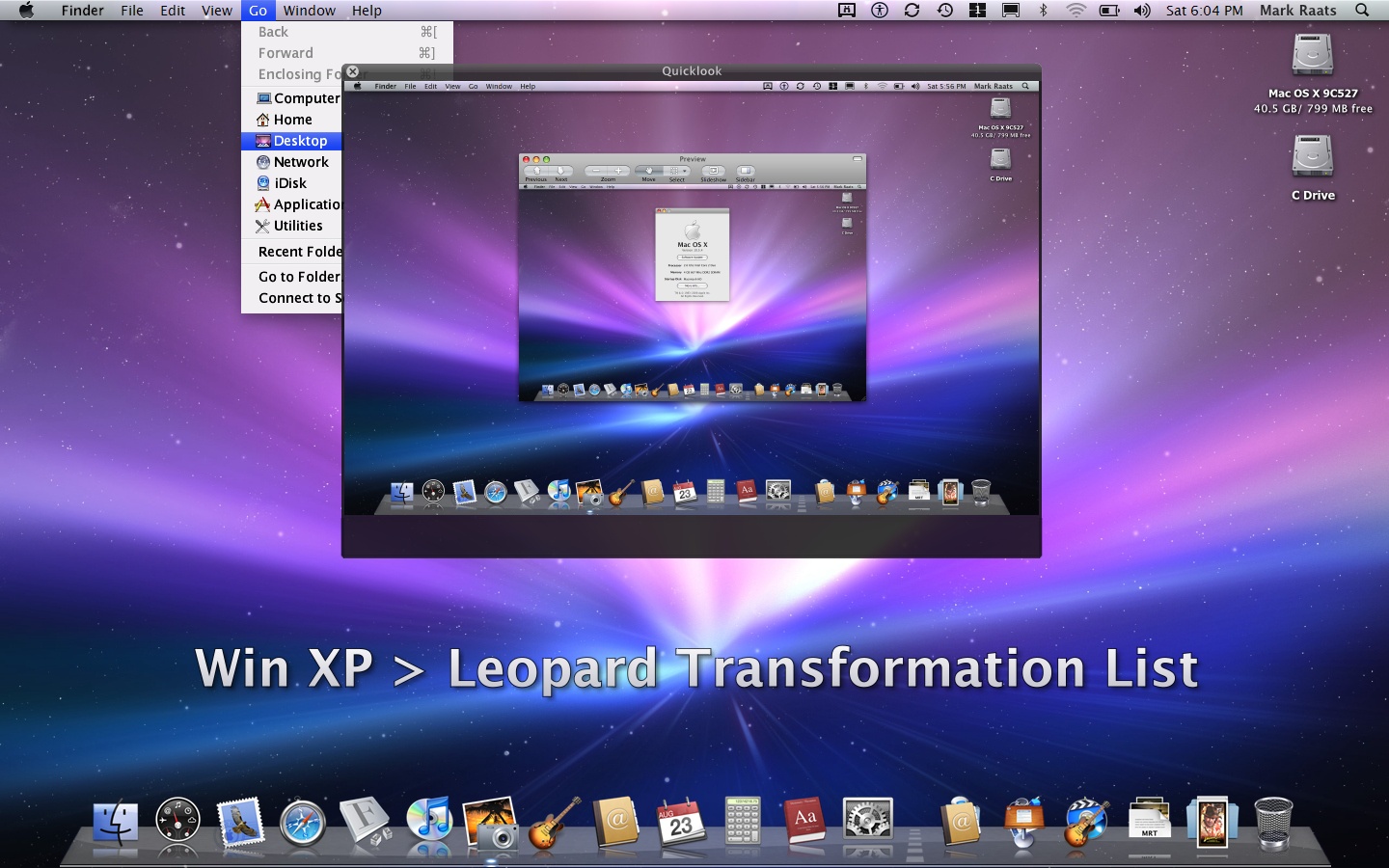 apple mac transformation pack for windows xp free download