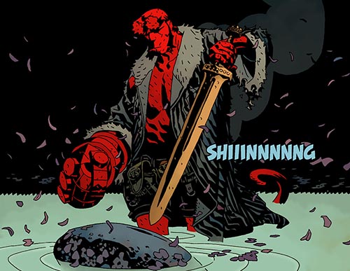 hellboy_pulls_excalibur_from_stone_by_to