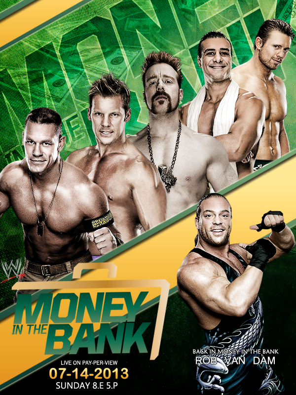 WWE MONEY IN THE BANK 13 POSTER by AHD-GFX