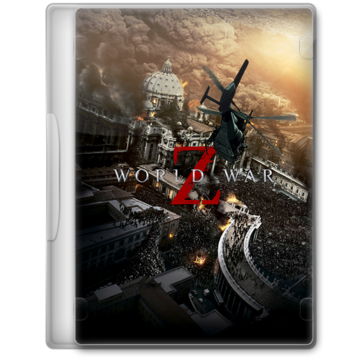 World War Z (2013) Movie DVD Icon by A-Jaded-Smithy