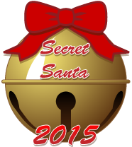 Secret Santa Christmas 2015 award badge