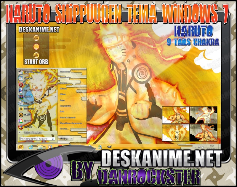 Download Tema Naruto für Windows 7 ultimative gratis