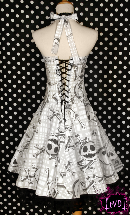 Nightmare Before Christmas Jack Heads Dress (back) by TheVintageDoctor ...
