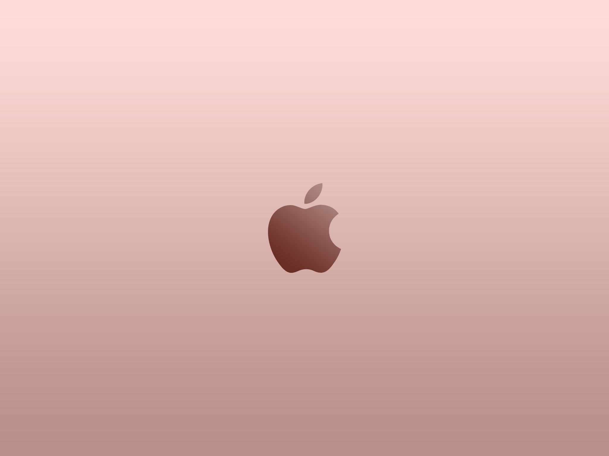 Rose Gold Apple Desktop