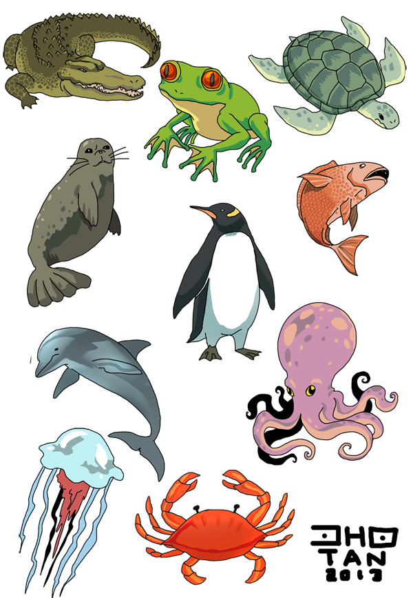 water animals clipart images - photo #27