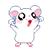Hamtaro Mouse Emoji-03 Squee V1 by Jerikuto