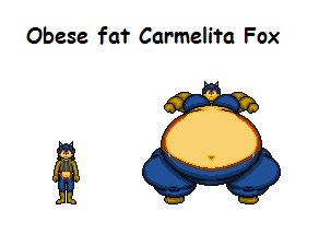 weight Carmelita gain fox