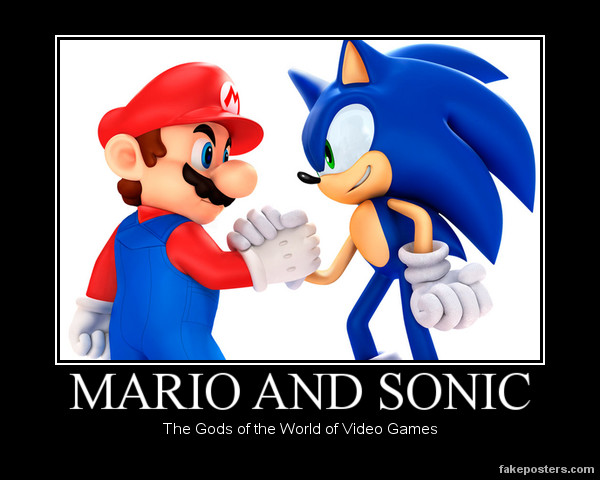Mario And Sonic Business Handshake Know Your Meme