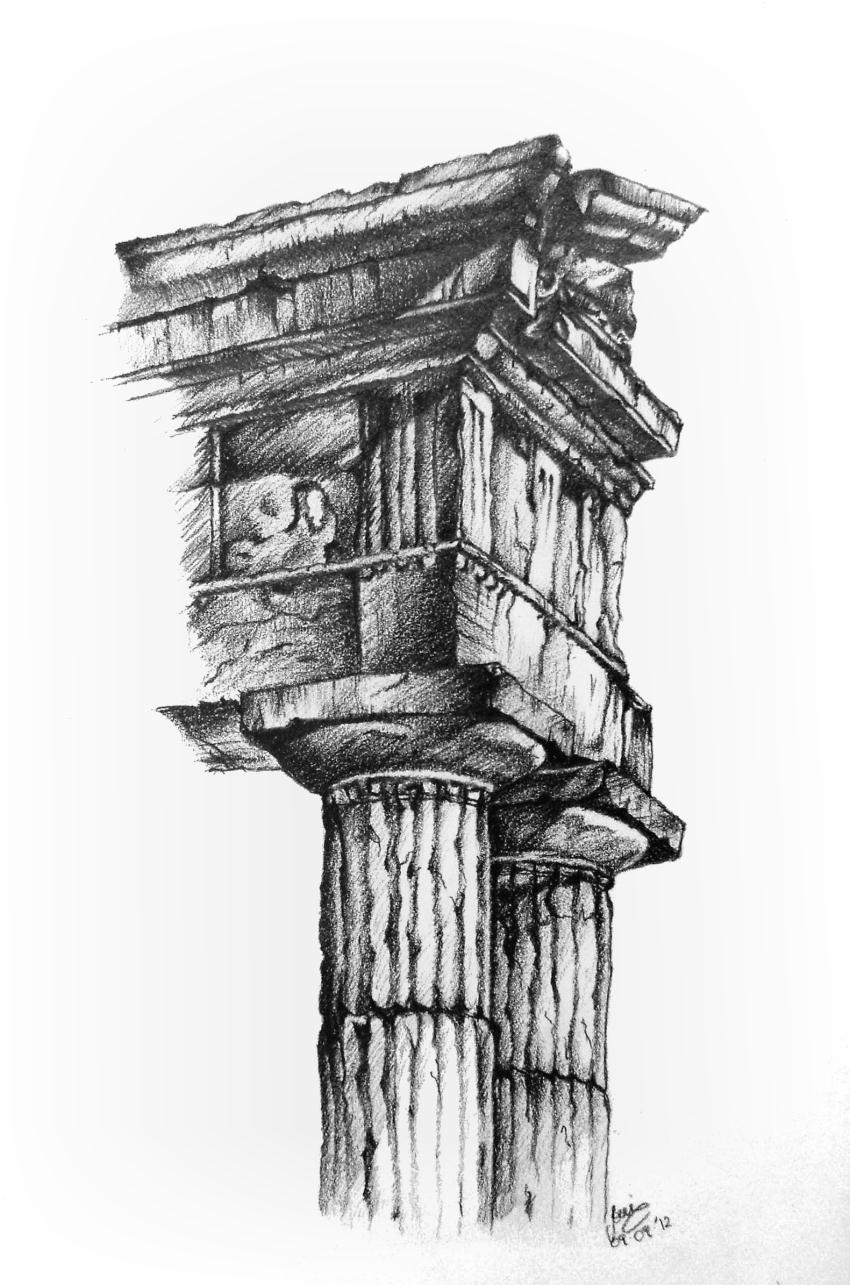 Greek Architecture Doric columns by Saeleth on DeviantArt