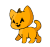 Pumpkin Kitty Emote - Free to use by Undead-Academy