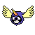 Weird Flying Raven Head