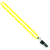 Yellow Lightsaber Emoticon by SKGaleana
