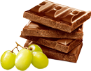 Chocolate and green grapes 130px by EXOstock