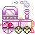 F2U - Pixel Pink Locomotive by hito-chan19