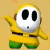Yellow Shy Guy is now with you