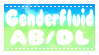 Genderfluid AB/DL Stamp by StarJita