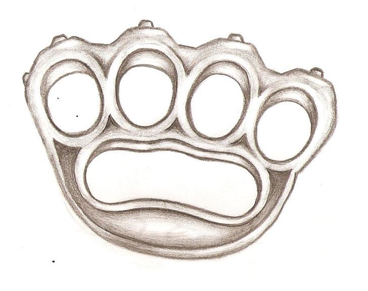 simple brass knuckles by aggrobaer on DeviantArt