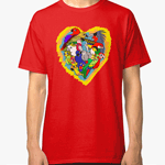I heart parrots t-shirt