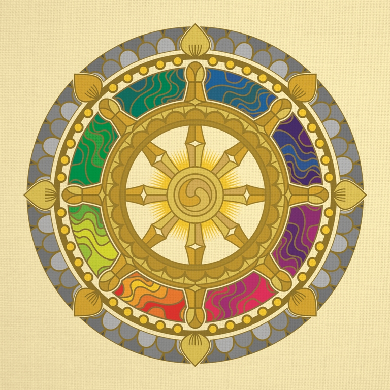 Dharma Wheel by veqkansil on DeviantArt