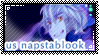 UT: Underswap Napstablook || Fan Stamp by Sanstima-Stamps