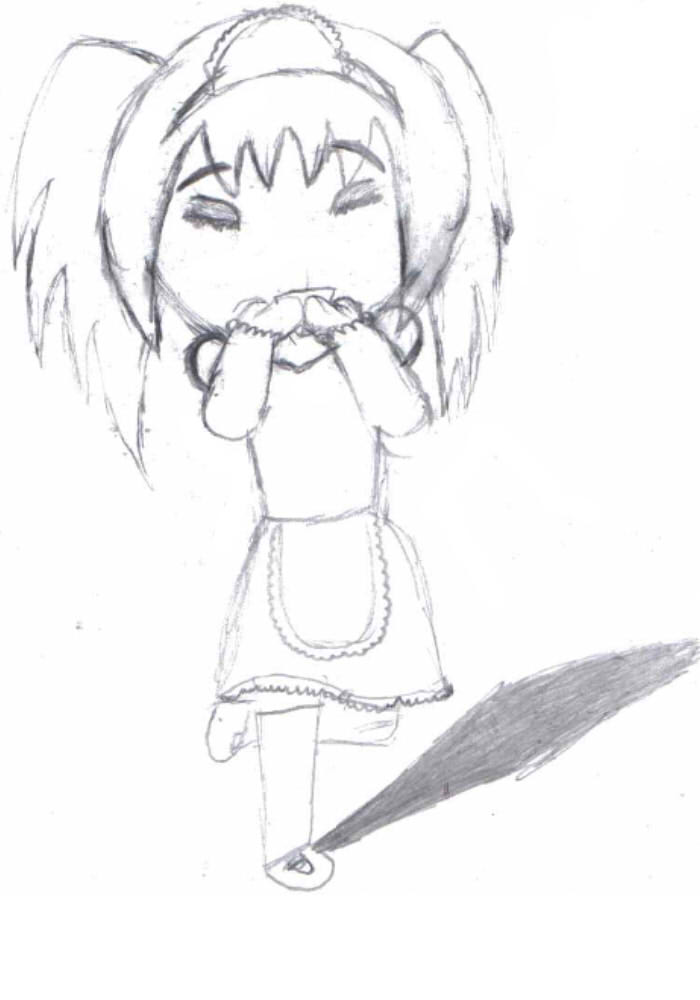  Random Anime Chibi  Maid Doodle by Haxisal XIII on 