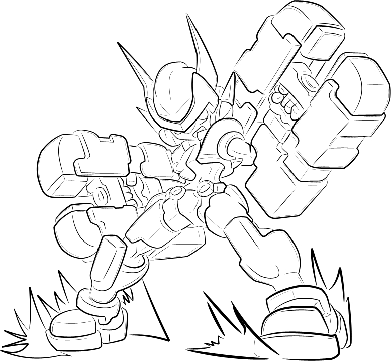 Megaman Vs Sonic Coloring Pages Kuenzan is another of zero's techniques in mega man x4. megaman vs sonic coloring pages