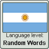 Argentinian Spanish language level RANDOM WORDS by animeXcaso