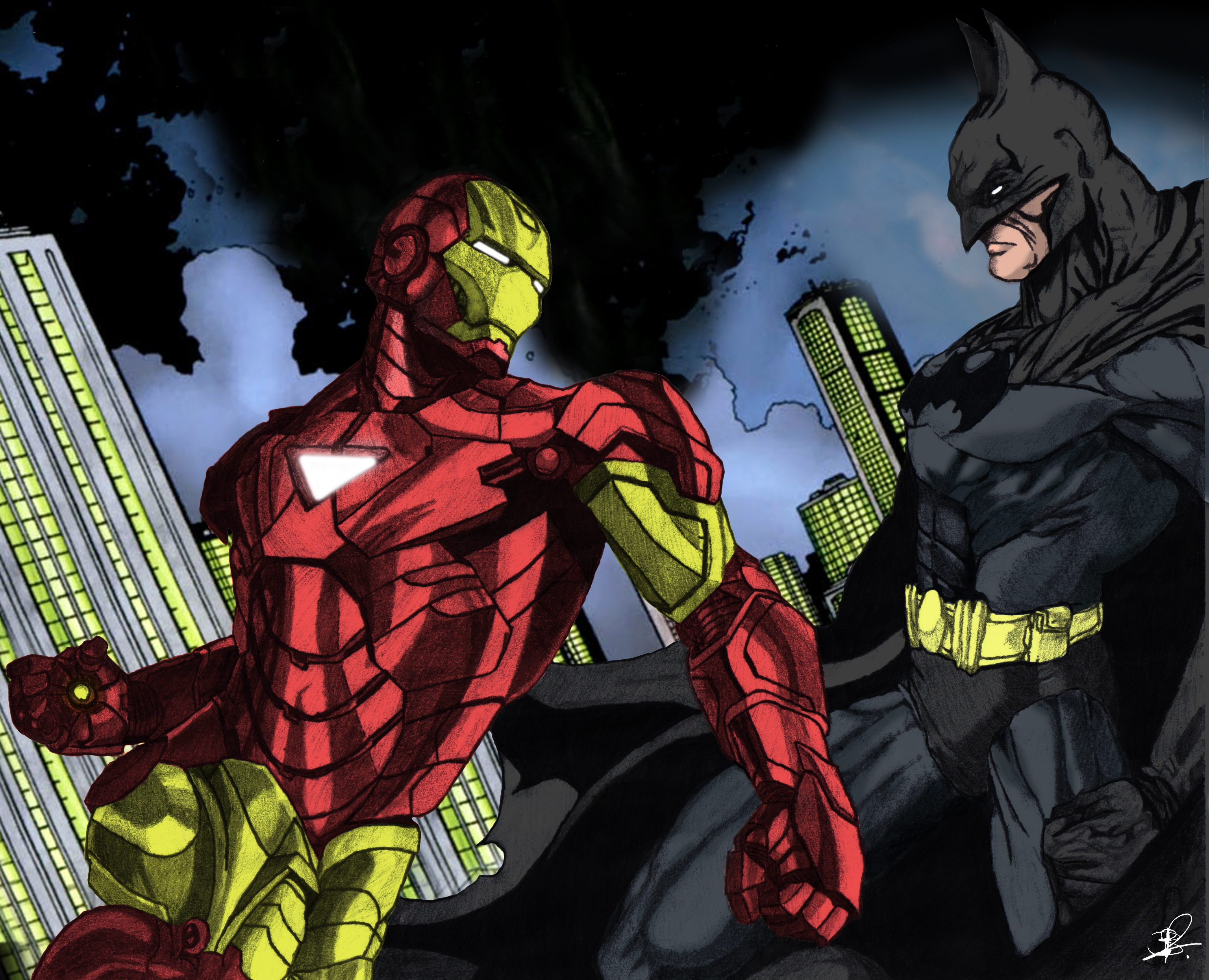 Ironman vs Batman by kelvin0gs08 on DeviantArt