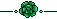 Pixel Rose Divider 2 - Green