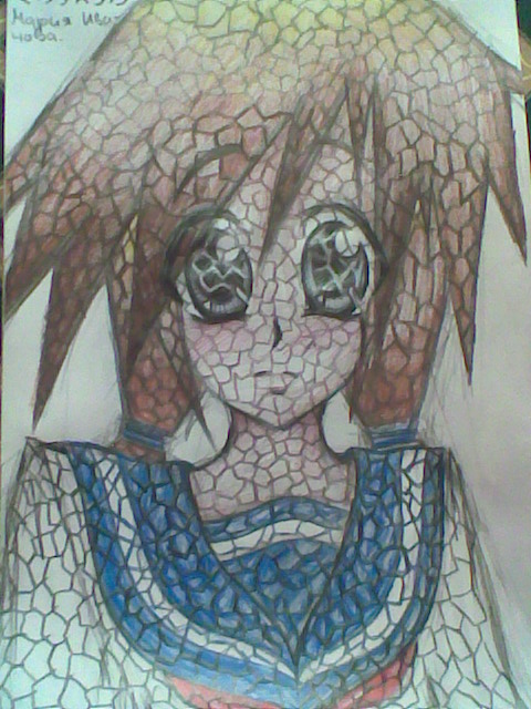 stained glass anime girl by Pishtik on DeviantArt
