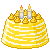Mango Cake Type 3 with candles 50x50 icon