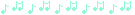 F2U Pixel Music Note Divider [Aqua] by distorteddevil