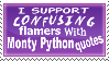 Confusing Flamers Stamp by ZombiDJ