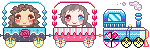 Train trip - Mini wagon Pixel icon by hito-chan19