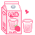 FREE icon::: Strawberry Milk by Keimichi