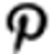 Pinterest (one letter, black version) Icon